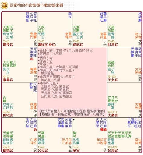 紫微斗數命盤免費|紫微斗數